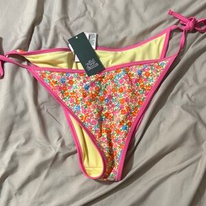 Wild Fable Pink Floral Bikini Bottom